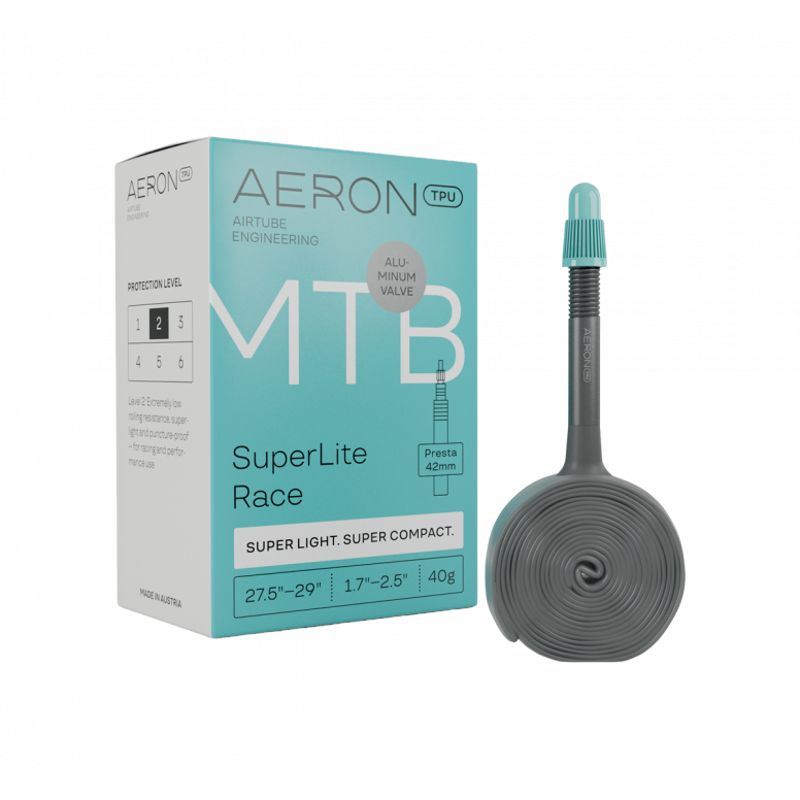 Aeron TPU MTB SuperLite Race Inner Tube -  27.5-29 x 1.7-2.5