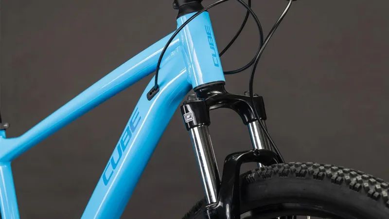 Cube Aim One Mountain Bike in Marlinblue and Reflex-1