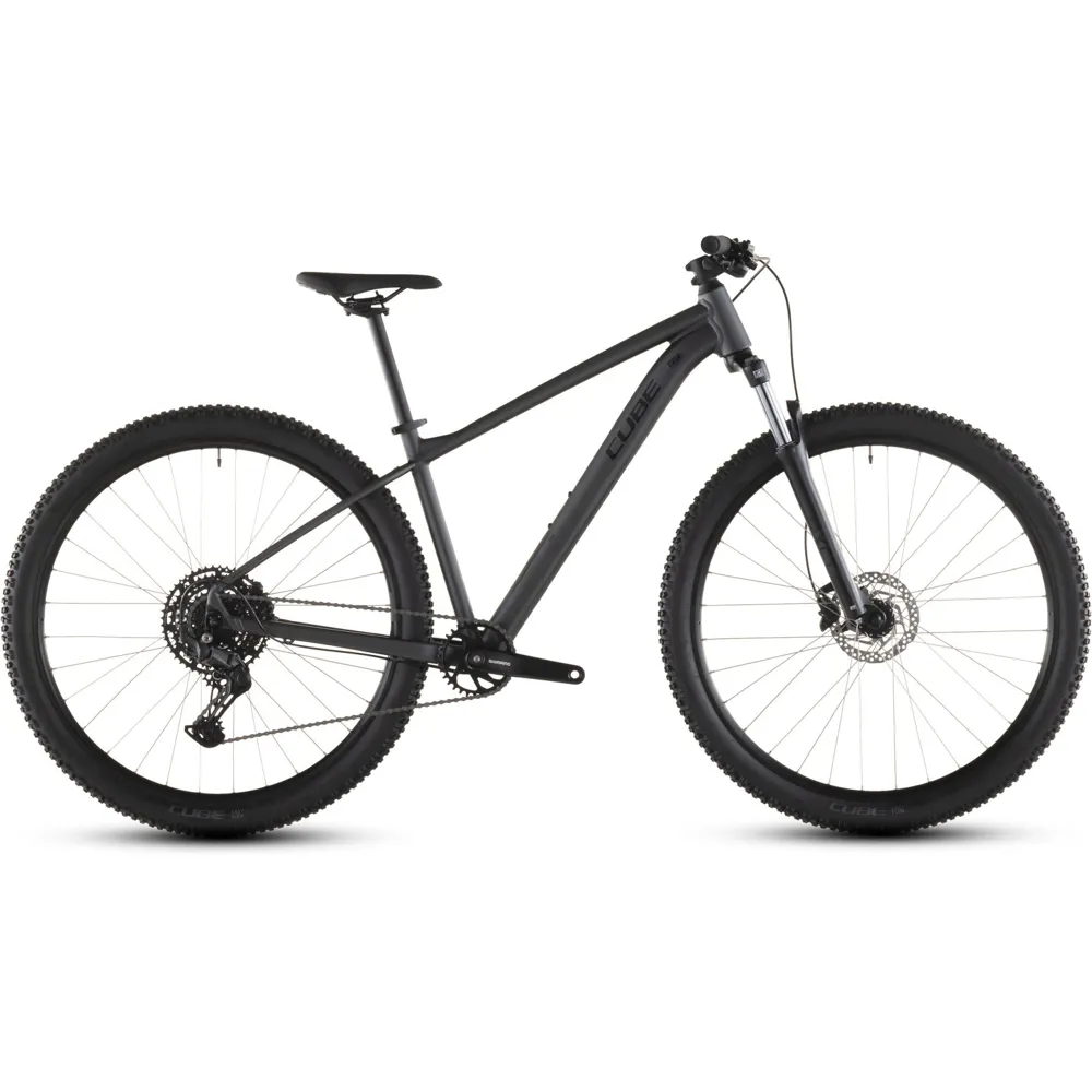 Team Cycles Cube Aim Pro Hardtail Mountain Bike in Black | Interest FREE Finance & Online Refund Policy.