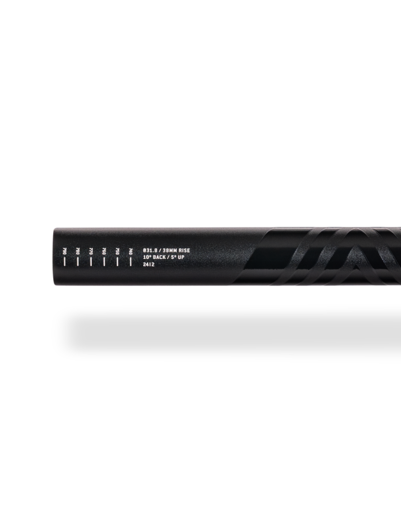 PNW Gen 4 Range Bar 35mm x 800mm Handlebar in Black - 25mm Rise-3