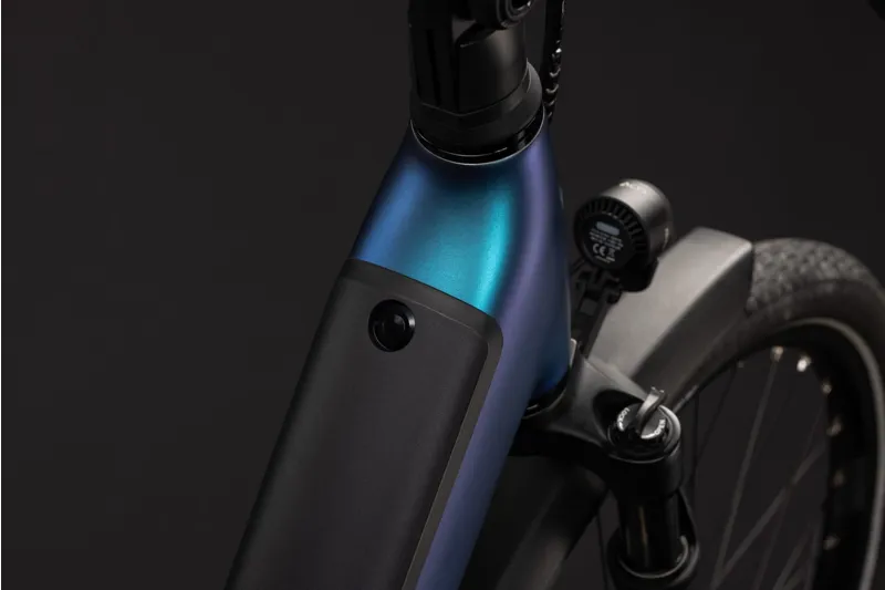 Cube Supreme Hybrid Deluxe Pro EE 600Wh Electric Hybrid Bike in Nebula and Blue-1