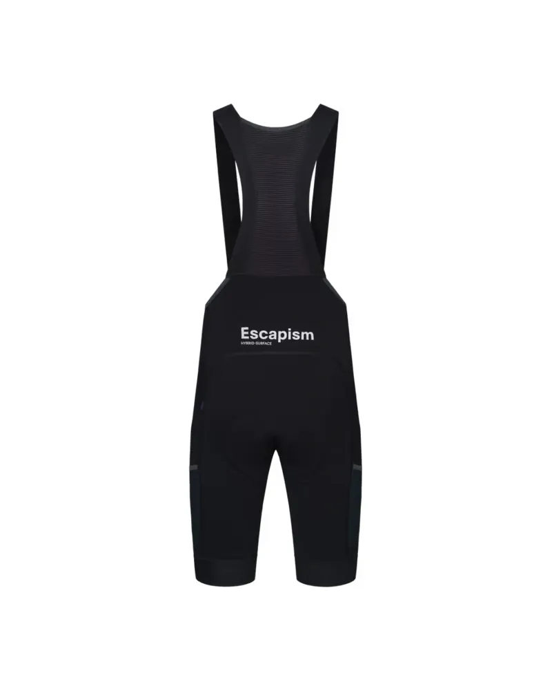 Pas Normal Studios Escapism Cargo Bibs in Black-1