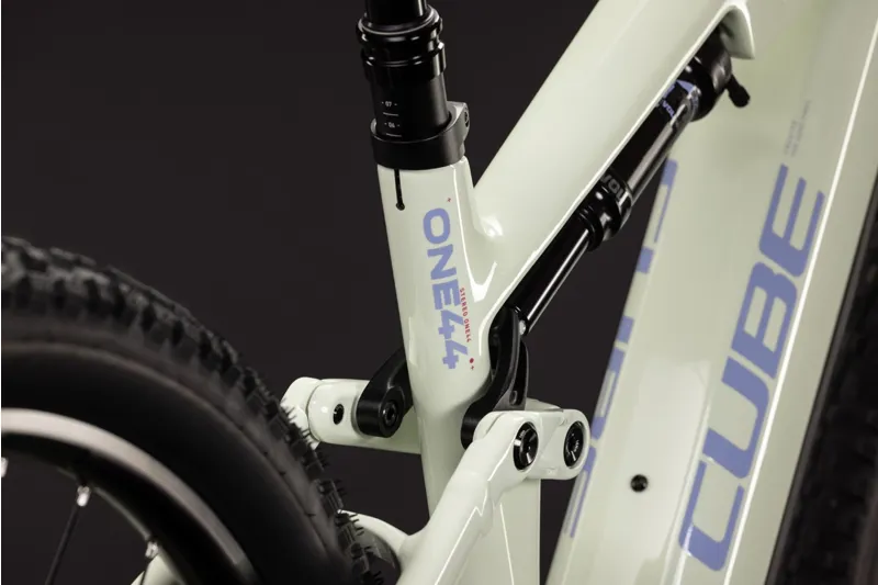Cube Stereo Hybrid ONE44 HPC Race 800Wh Electric Full Suspension Mountain Bike in Mellowyellow and Lilac-3
