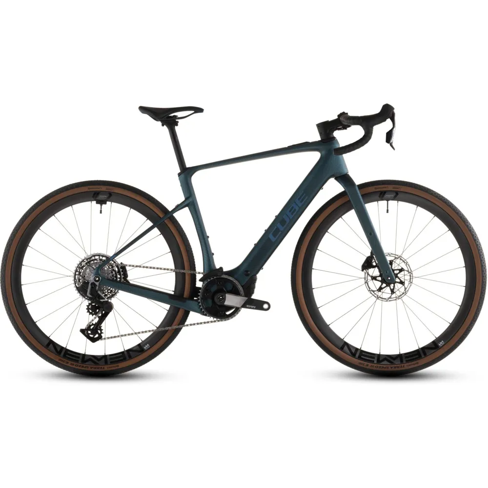Team Cycles Cube Nuroad Hybrid C:62 SLT 400Wh Electric Gravel Bike in Royalgreen and Crisscross | Interest FREE Finance & Online Refund Policy.