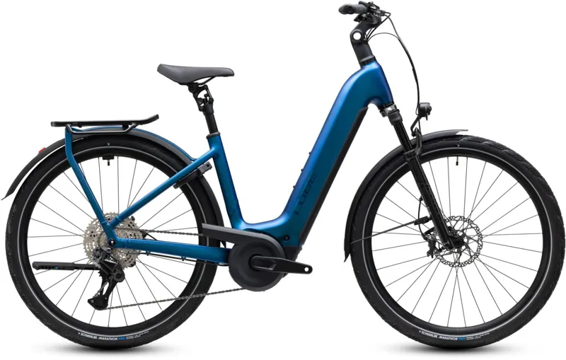 Cube Kathmandu Hybrid SLX EE 800Wh Electric Hybrid Bike in Nebula and Prizm
