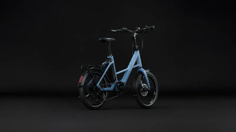 Cube Compact Hybrid 540Wh Electric Hybrid Bike in Thistleblue and Blue-6
