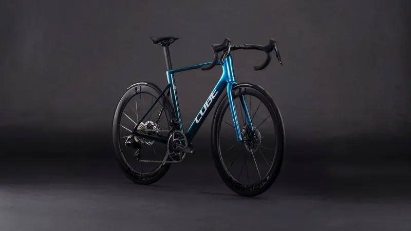 Cube Litening Air C:68X SLX Road Bike in Chromeblue and Liquidblue-9