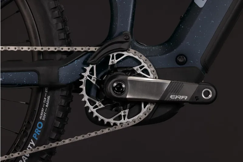 Cube Stereo Hybrid ONE77 HPC SLT 800Wh Electric Full Suspension Mountain Bike in Bluegalaxy and Grey-2