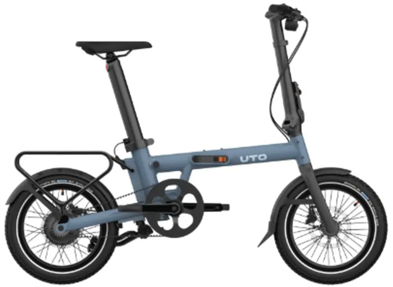 UTO Morning PRO16 250Wh Electric Folding Bike in Mineral Blue