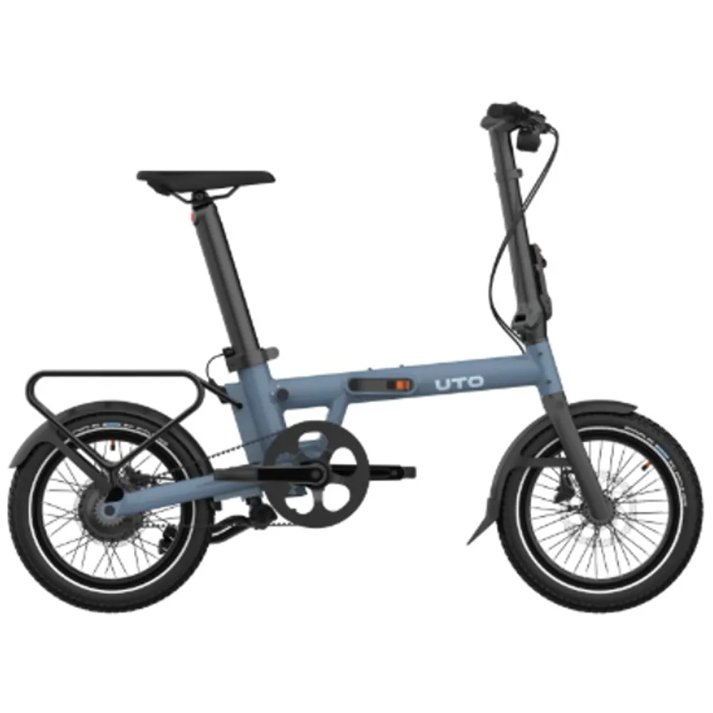 Team Cycles Uto UTO Morning PRO16 250Wh Electric Folding Bike in Mineral Blue | Interest FREE Finance & Online Refund Policy.