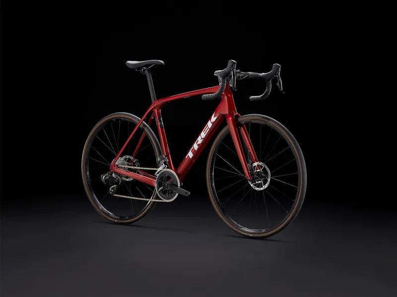 TREK Domane SL 6 AXS Gen 4 Road Bike in Crimson-6