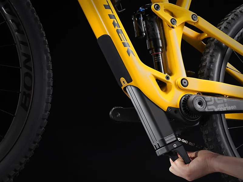 TREK Fuel EXe 9.8 GX AXS 360Wh Full Suspension Electric Mountain Bike in Baja Yellow-4