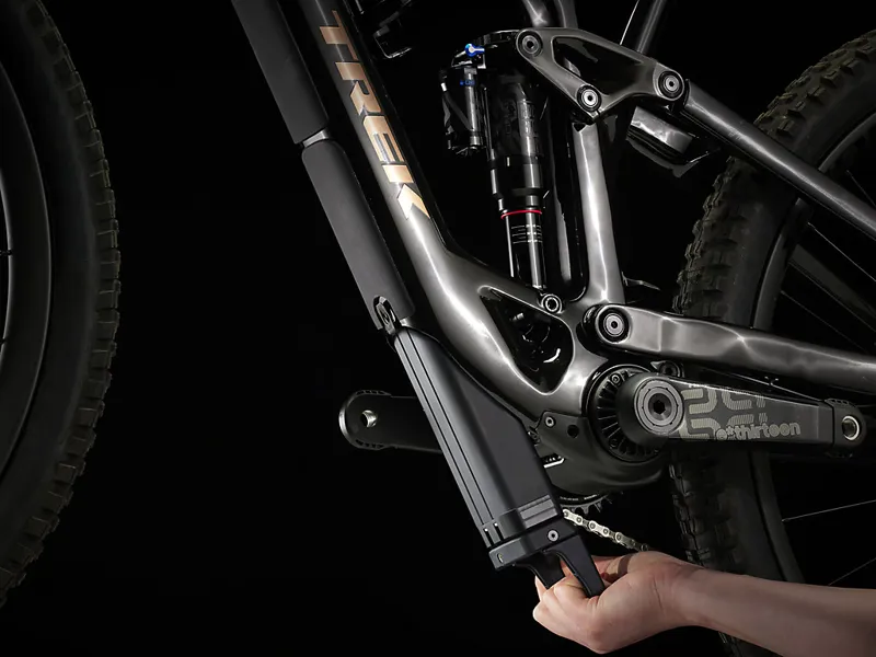 TREK Fuel EXe 9.8 GX AXS 360Wh Full Suspension Electric Mountain Bike in Smoke-4