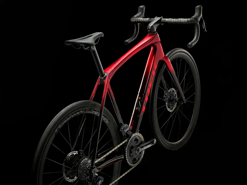TREK Domane SLR 7 AXS Gen 4 Road Bike in Metallic Red Smoke and Red Carbon Smoke-1