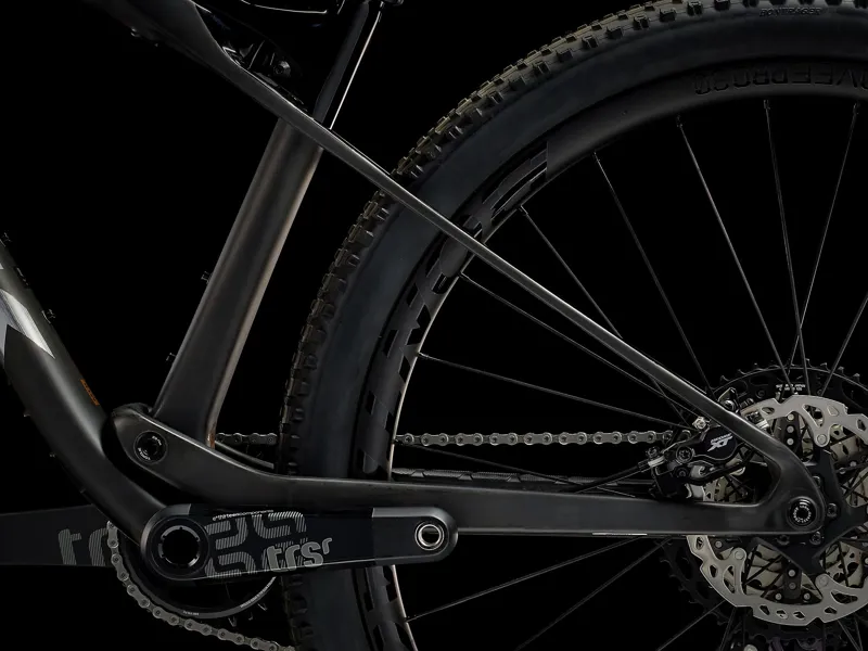 TREK Supercaliber 9.8 XT XC Mountain Bike in Matte Raw Carbon and Gloss Trek Black-4