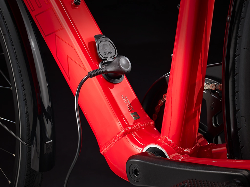 TREK Fx+ 2 250Wh Electric Hybrid Bike in Viper Red-3