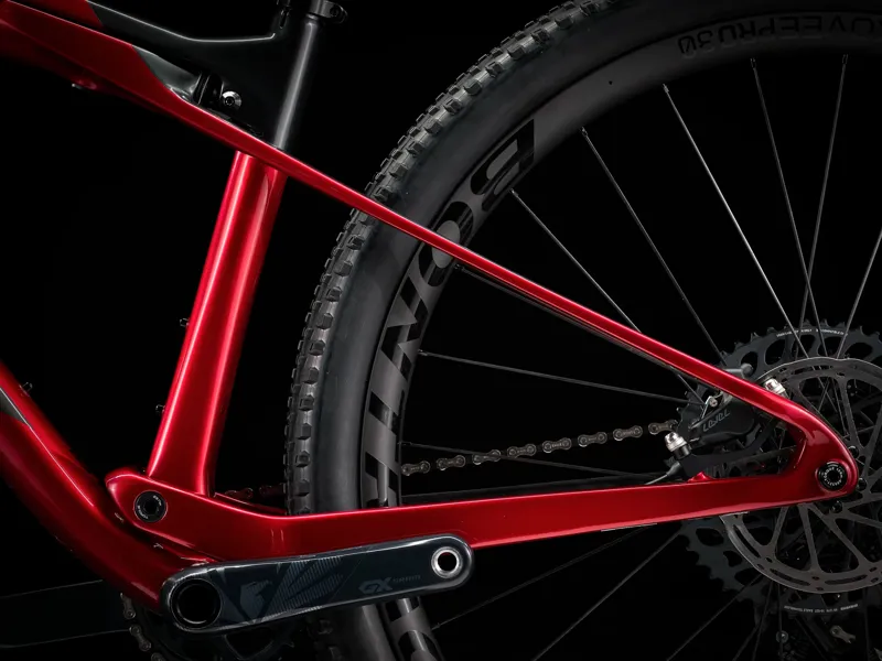 TREK Supercaliber 9.8 GX AXS Full Suspension XC Mountain Bike in Crimson-4