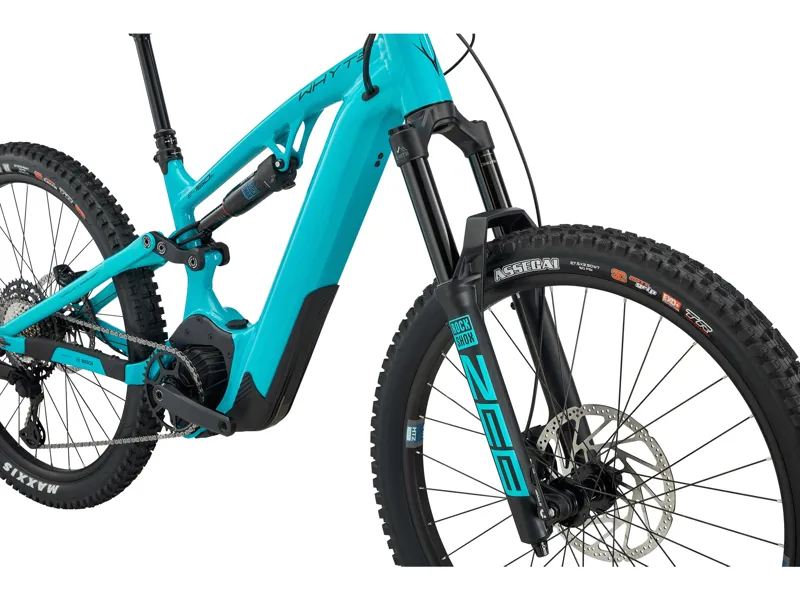 Whyte Bikes E-160 S 27.5 Full Suspension Electric Mountain Bike in Turquoise-4