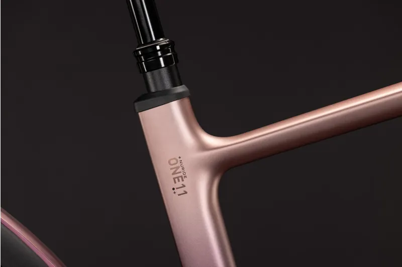 Cube Nuride Hybrid ONE11 HPC SLX 800Wh Electric Hybrid Bike in Mauve and Black-5