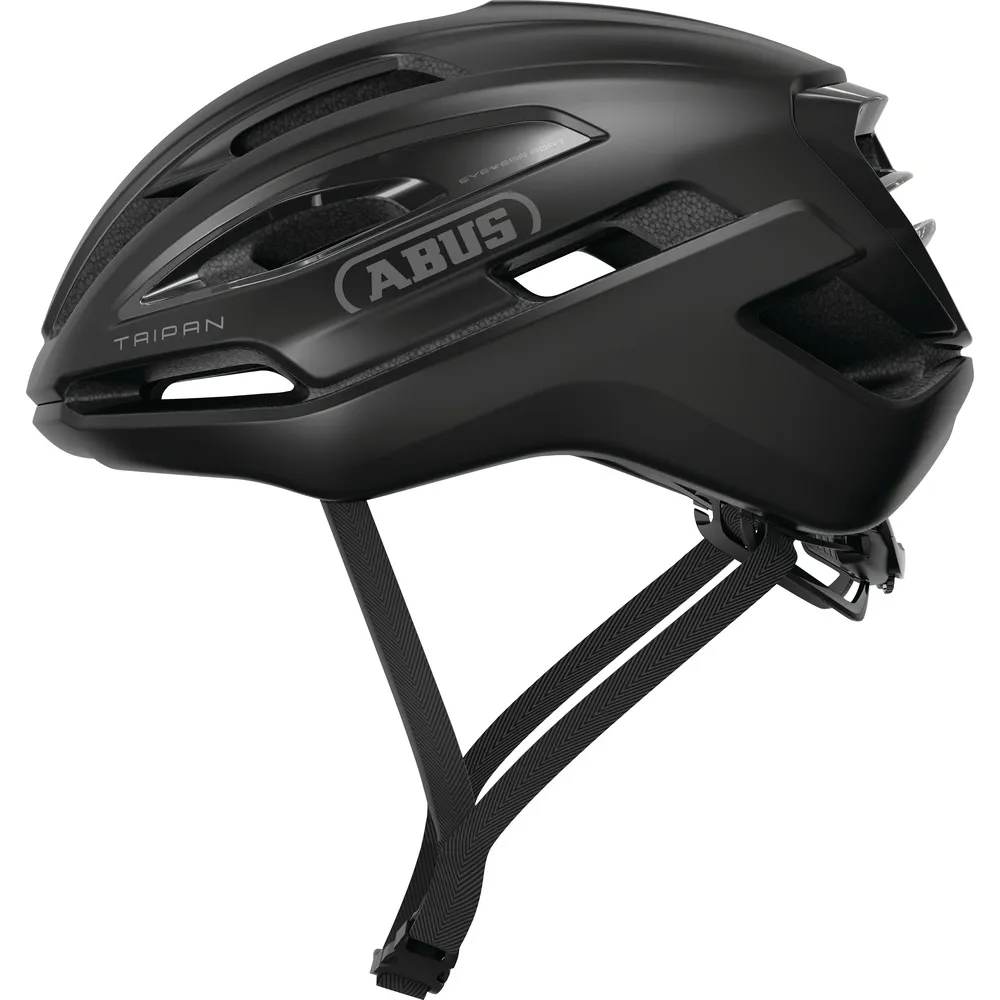 Team Cycles Abus Taipan Road Cycling Helmet in Velvet Black | Interest FREE Finance & Online Refund Policy.