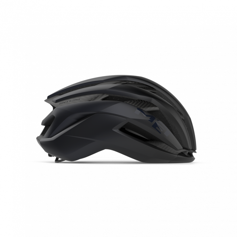 MET Trenta 3K Carbon Airframe Road Cycling Helmet in Black-1
