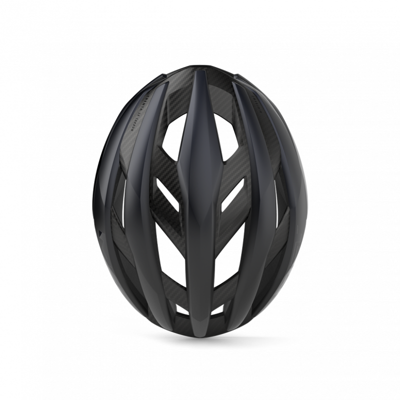 MET Trenta 3K Carbon Airframe Road Cycling Helmet in Black-3