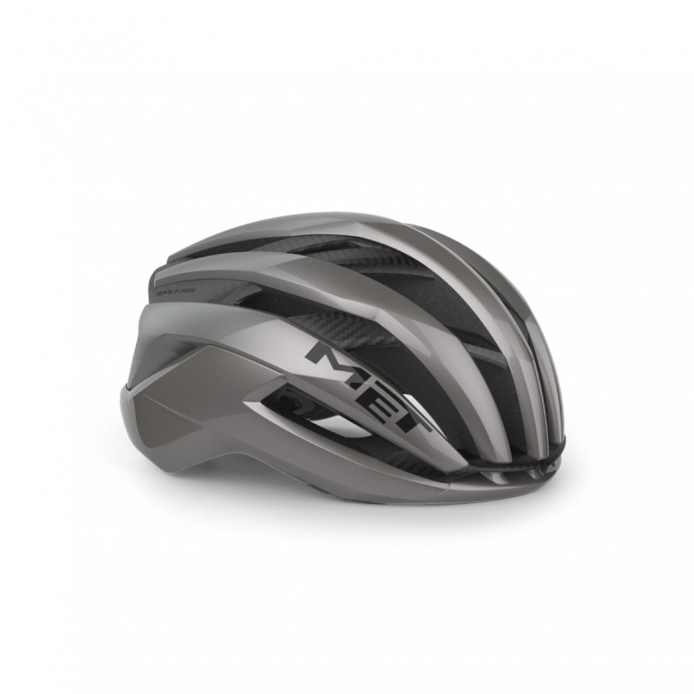 Team Cycles Met MET Trenta 3K Carbon Airframe Cycling Helmet in Opal Grey | Interest FREE Finance & Online Refund Policy.