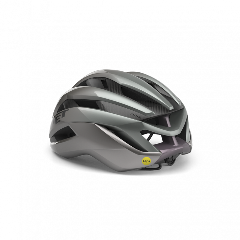 MET Trenta 3K Carbon Airframe Cycling Helmet in Opal Grey-2