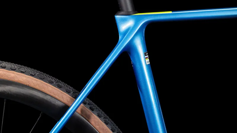 Cube Cross Race C:68X TE Cyclocross Bike in Hydrogenblue and Carbon-4