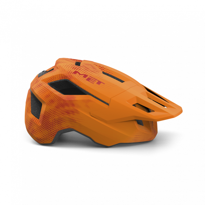 MET Shelter Youth Mountain Bike Helmet in Orange - Uni-Size 52-56cm-1