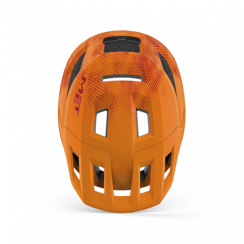 MET Shelter Youth Mountain Bike Helmet in Orange - Uni-Size 52-56cm-3