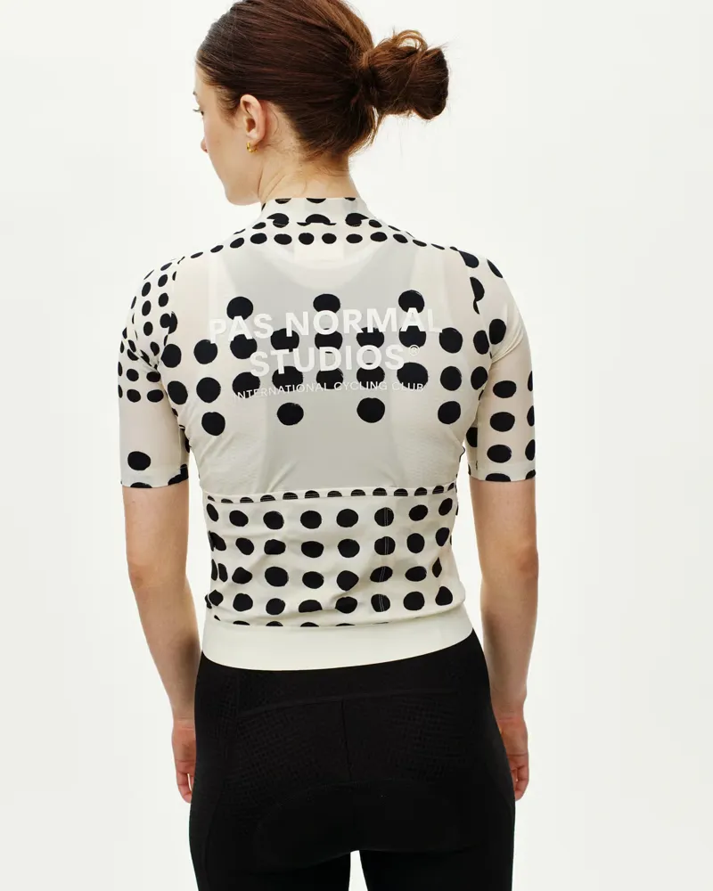 Pas Normal Studios Women's Essential Jersey in Dot Off White-3