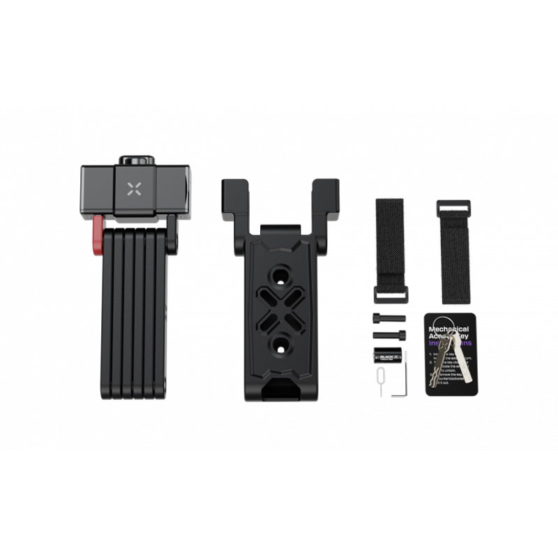 Black X Gold Sold Secure Titan Smart Folding Lock-6