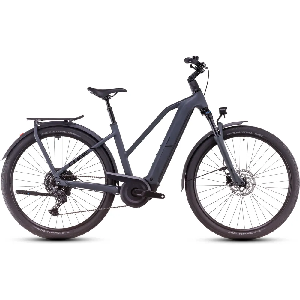 Team Cycles Cube Kathmandu Hybrid One Trapeze 800Wh Electric Hybrid Bike in Shadowgrey and Black | Interest FREE Finance & Online Refund Policy.