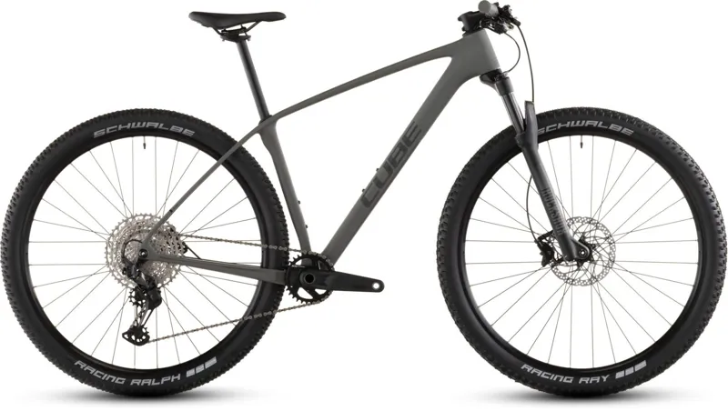 Cube Reaction C:62 ONE Mountain Bike in Oldgrey and Black