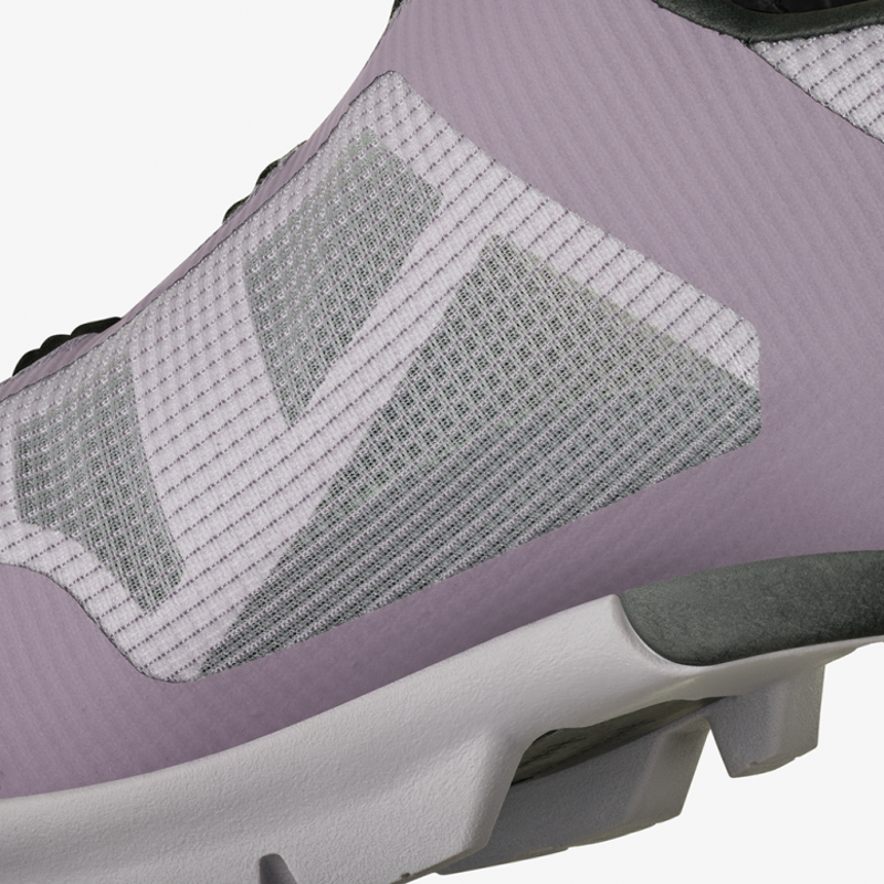 Fizik Vento Proxy Wide Gravel Cycling Shoes in Purple and Green-5