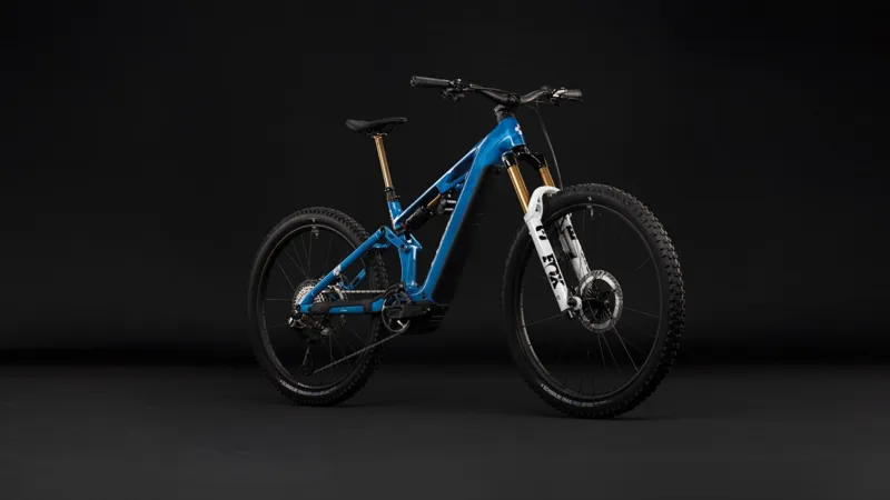 Cube Stereo Hybrid ONE77 HPC AT 800Wh Electric Full Suspension Mountain Bike in Actionteam-8