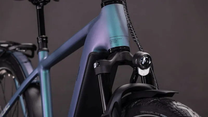 Cube Kathmandu Hybrid EXC 800Wh Electric Hybrid Bike in Smardgrey and Prism-3