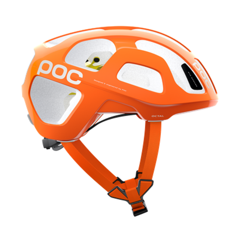 POC Octal MIPS Cycling Helmet in Fluorescent Orange AVIP-1