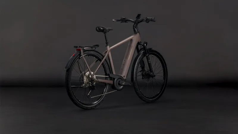 Cube Kathmandu Hybrid EXC 800Wh Electric Hybrid Bike in Cedar and Chrome-6