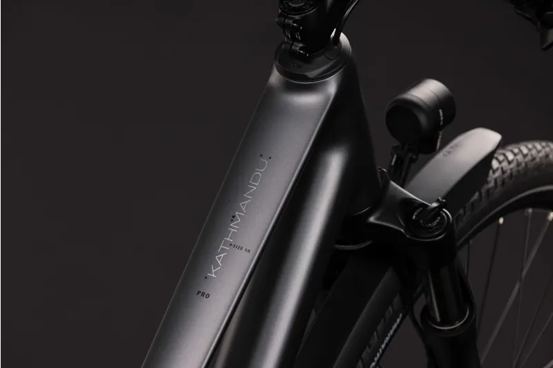 Cube Kathmandu Pro T Hybrid Bike in Slabgrey and Chrome-1