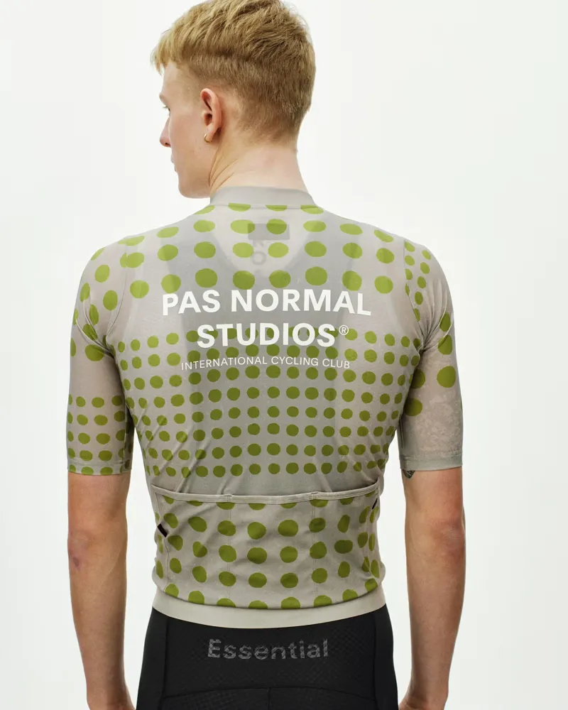 Pas Normal Studios Essential Jersey in Dot Bone-7