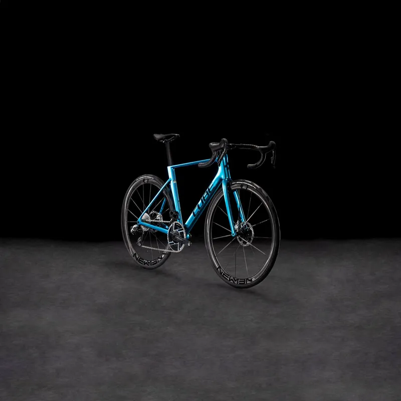 Cube Litening Air C:68X SLX Road Bike in Chromeblue and Carbon-7