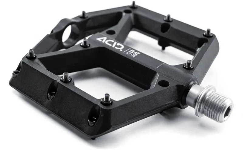 Acid C1-IB Flat Mountain Bike Pedals in Black-1