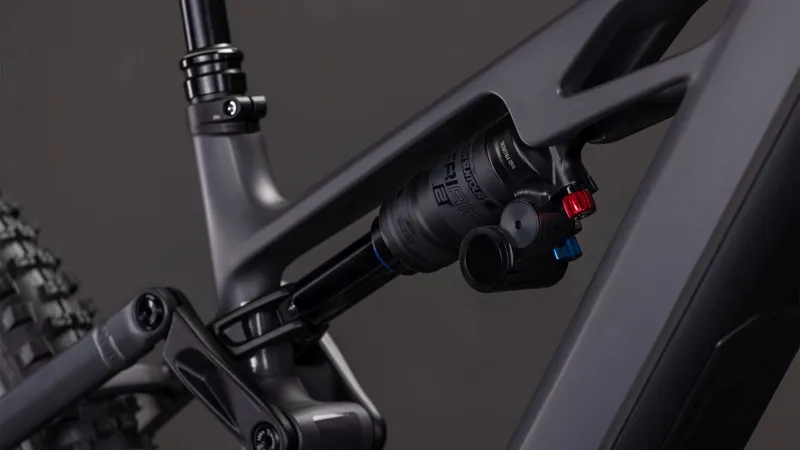 Cube Stereo Hybrid ONE77 HPC Race 800Wh Full Suspension Electric Mountain Bike in Irongrey and Black-4