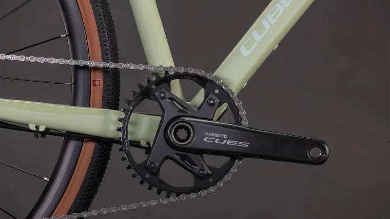 Cube Nuroad Pro Gravel Bike in Pea and Grey-2