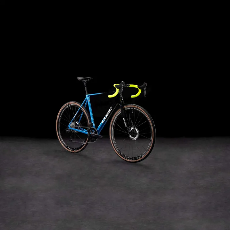 Cube Cross Race C:68X TE Cyclocross Bike in Hydrogenblue and Carbon-6