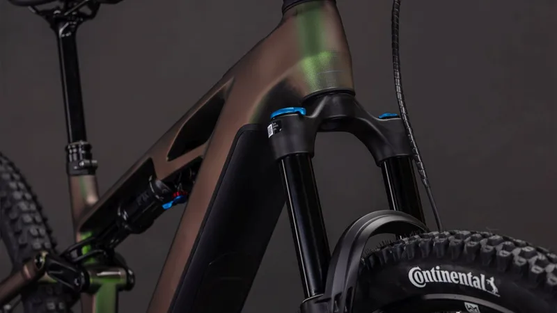 Cube Stereo Hybrid ONE44 HPC SLX EVO 800Wh Electric Full Suspension Mountain Bike in Stellargrey-3