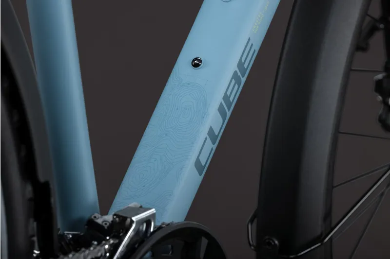 Cube Nature Pro FE Hybrid Bike in Surfblue and Blue-2