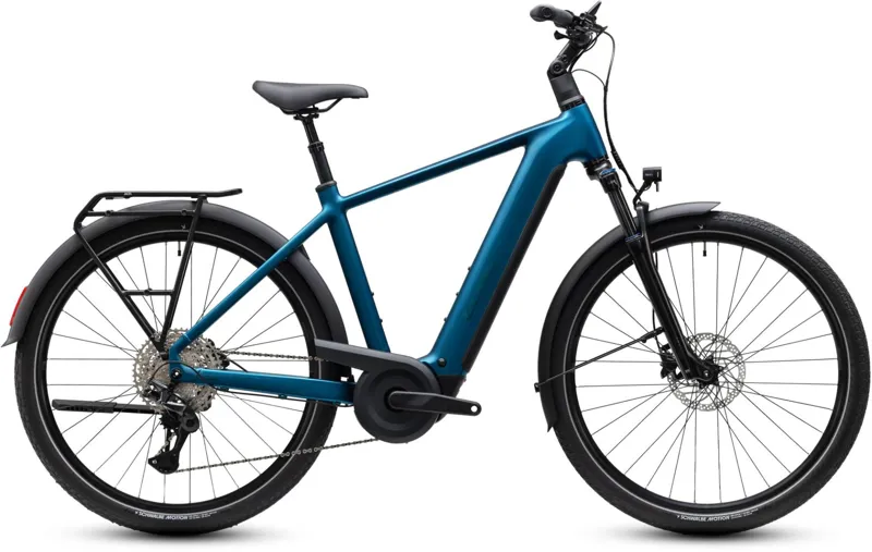 Cube Touring Hybrid Pro 800Wh Electric Hybrid bike in Electricblue and Prizm